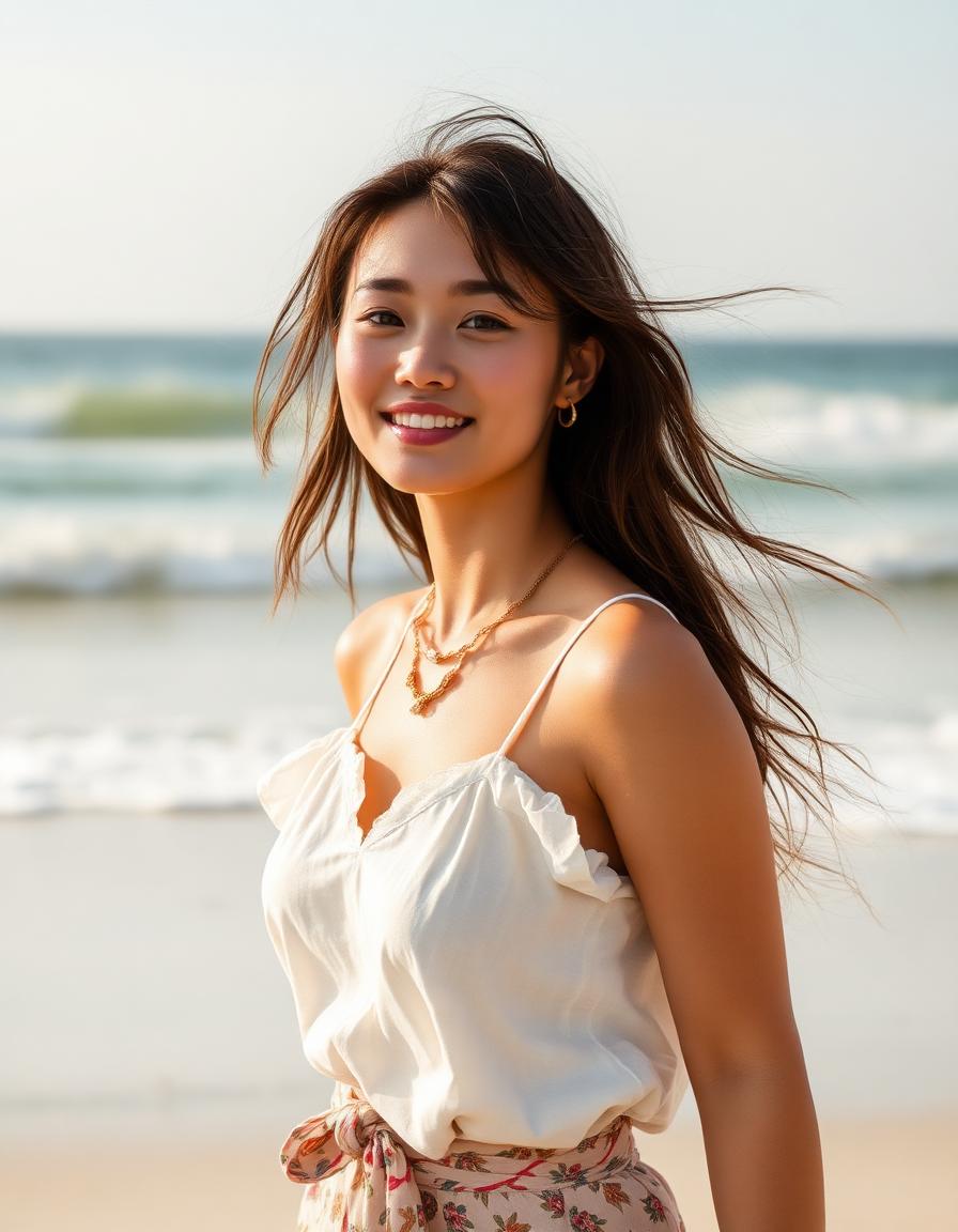 Yuna – AI girlfriend character on HoneyChat